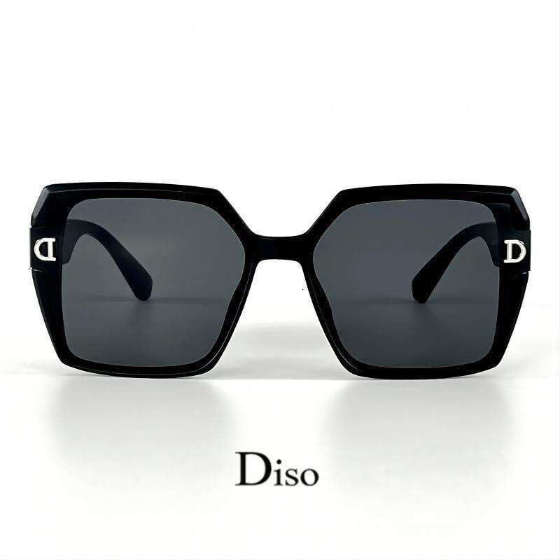 Sunglasses New D-Brand Fashion Large-Frame Women, High-End 2024 European American Export Trend, Sun Protection And Shade Sunglasses For Wo