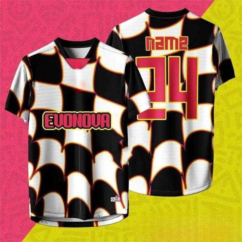 Free custom name number, Korean style, sports t-shirts for men and women, 3D digital printing, couple's jerseys, oversized fit, unisex t-shirts.