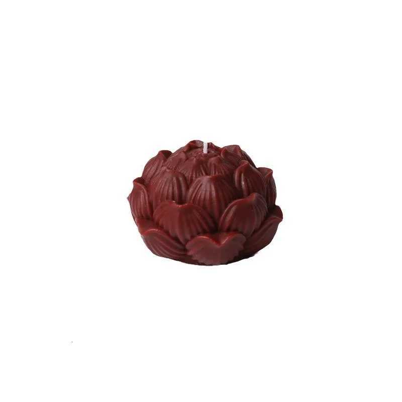 1pc New Lotus Aromatherapy Candle Flower Shaped Low Temperature Candle Fragrance Home Interior DecorationJ260519