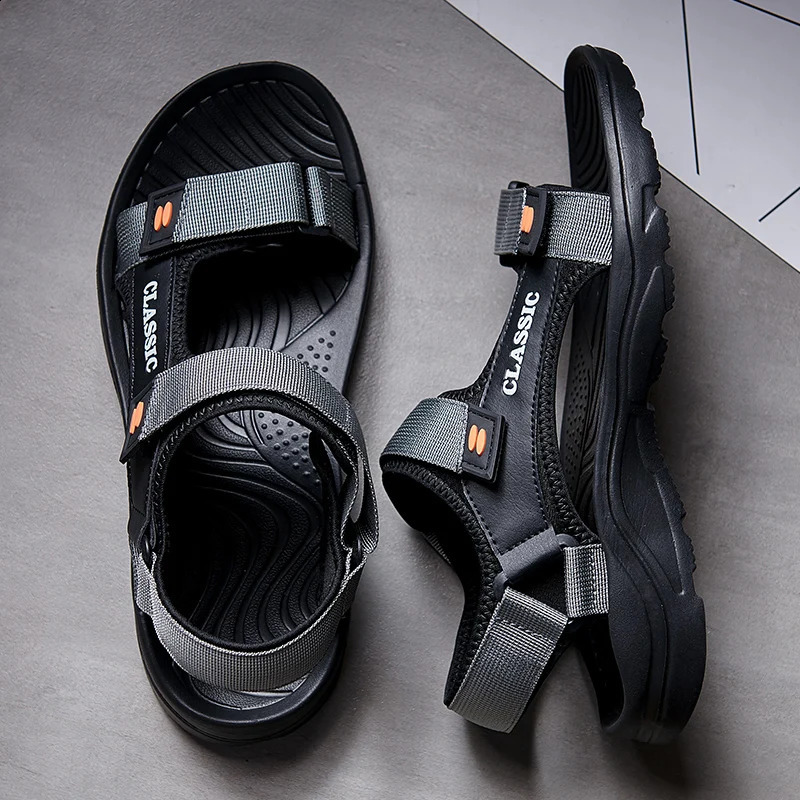 Men Sandals Summer Leisure Beach Holiday Sandals Men Shoes Outdoor Sneakers Male Retro Comfortable Casual Sandals Men 260625 - view 4