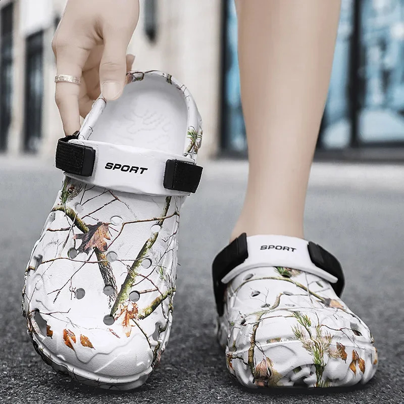Flat Sandals Men Shoes Slippers Men Garden Platform Sandals Man Summer Sandals Male Sneakers Outdoor Flip Flops Home Clogs 260625 - view 7