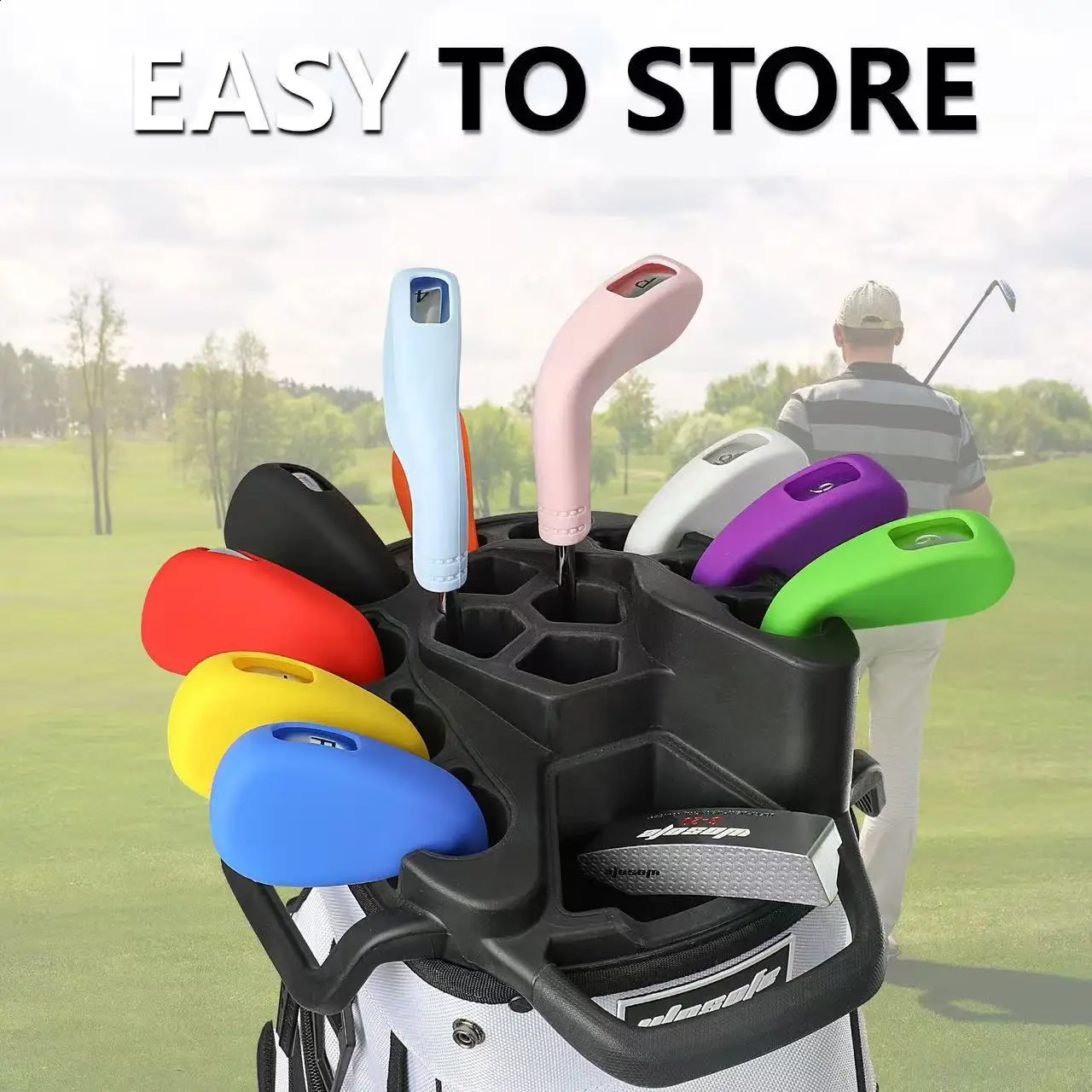 Golf Club Cover Universal HighGrade Iron Durable HighElastic Silicone Material Protective 260518