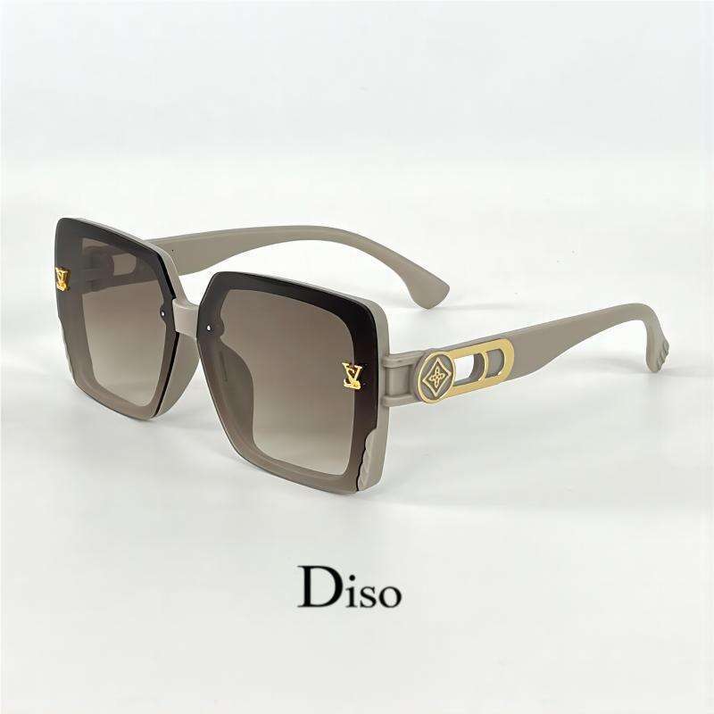 Luxury Brand Designer Sunglasses 2025 New Fashion L-Brand Sunglasses For Women, High-End Luxury Square Large Frame Sunglasses, European And American T