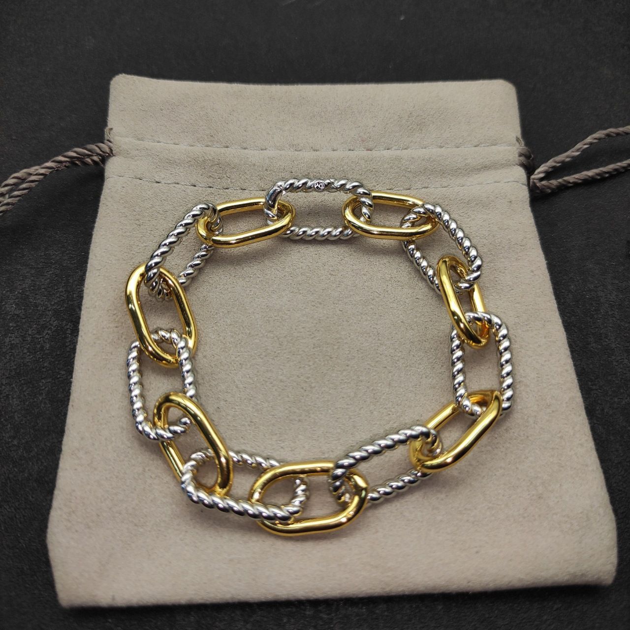 Designer Bracelet Twist Rope Open 925 Silver Gold Bangle Chain Luxury Women Men Gift High Quality Jewelry
