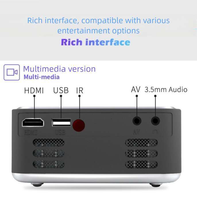 In Stock T20 Projector, 1080P Full HD, WiFi Smart Mini Portable Projector, Home Bedroom Wall Projection, Phone Screen Mirroring, Factory Wholesale