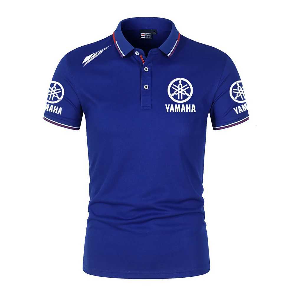 Yamaha Racing motorcycle racing team competition outdoor sports mens lapel button shirtM260519 - view 4
