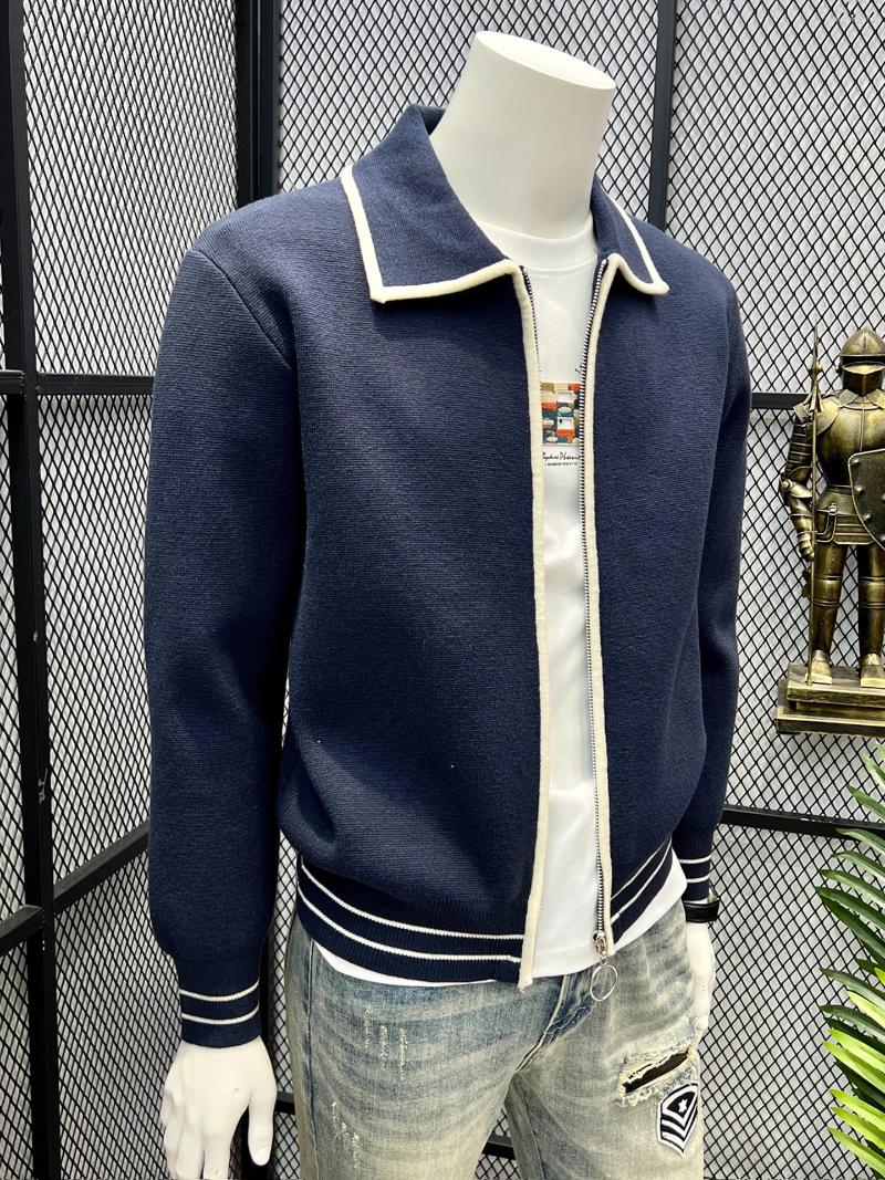 Men's Sweaters Retro Autumn Winter Knitted Cardigan Me 2026 Fashion Lapel Casual Overcoats Long Sleeve Sweater Jackets F606 - view 4