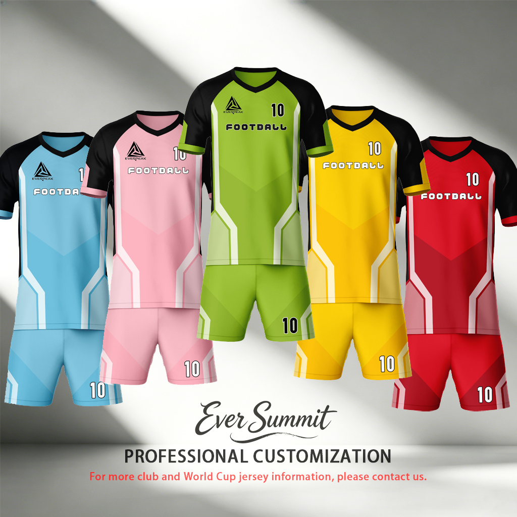 Custom Green Black Soccer Uniform Quick Dry Breathable Football Jersey and Shorts Kit Personalized Sportswear for Adult Youth Training Matches