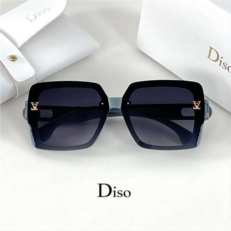 Luxury Brand Designer Sunglasses 2025 New Fashion L-Brand Sunglasses For Women, High-End Luxury Square Large Frame Sunglasses, European And American T