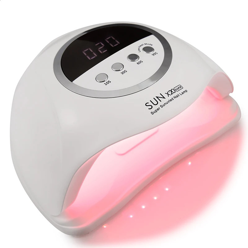 SUN X20MAX UV LED Nail Lamp 72LEDS Gel Polish Curing Manicure with Auto Sensor 4 Timer Professional Nails Light Salon Tools 260518