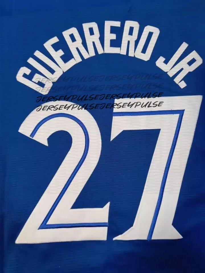 27 Vladimir Guerrero Jr Jersey 11 Bo Bichette Jersey George Springer Blue city Jays Kevin Gausman Chad Green Alejandro Kirk Davis Schneider Baseball J