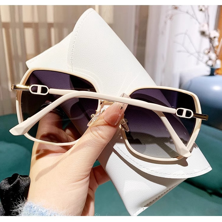 Women's Sport Sunglasses, Frameless Gradient Dark Grey Lenses with UV380 Protection - PC Frame, Metal Accents, Waterproof Coating for Distance Vision, - view 3