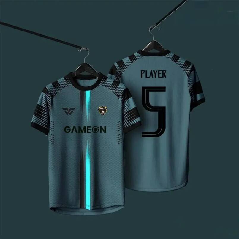 Urban fashion football shirt Luxurious casual style Loose, oversized fit, quick-drying, soft fabric, hip-hop street style, short sleeves, men, women a