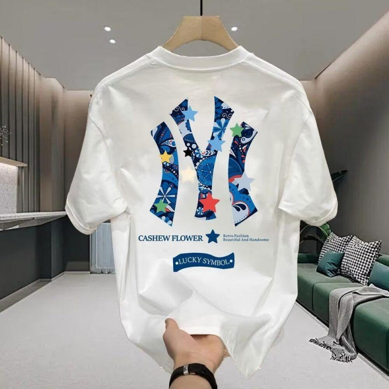 Cotton Short Sleeve T-Shirt Men'S New Summer Half Sleeve T-Shirt Quality Men'S Wear