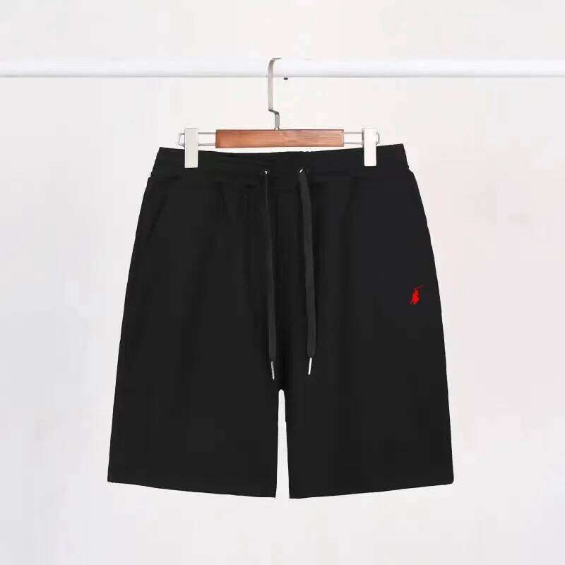Summer RL men's shorts, 3/3 sanitary solid color sports pants, casual vacation, loose fit J260520