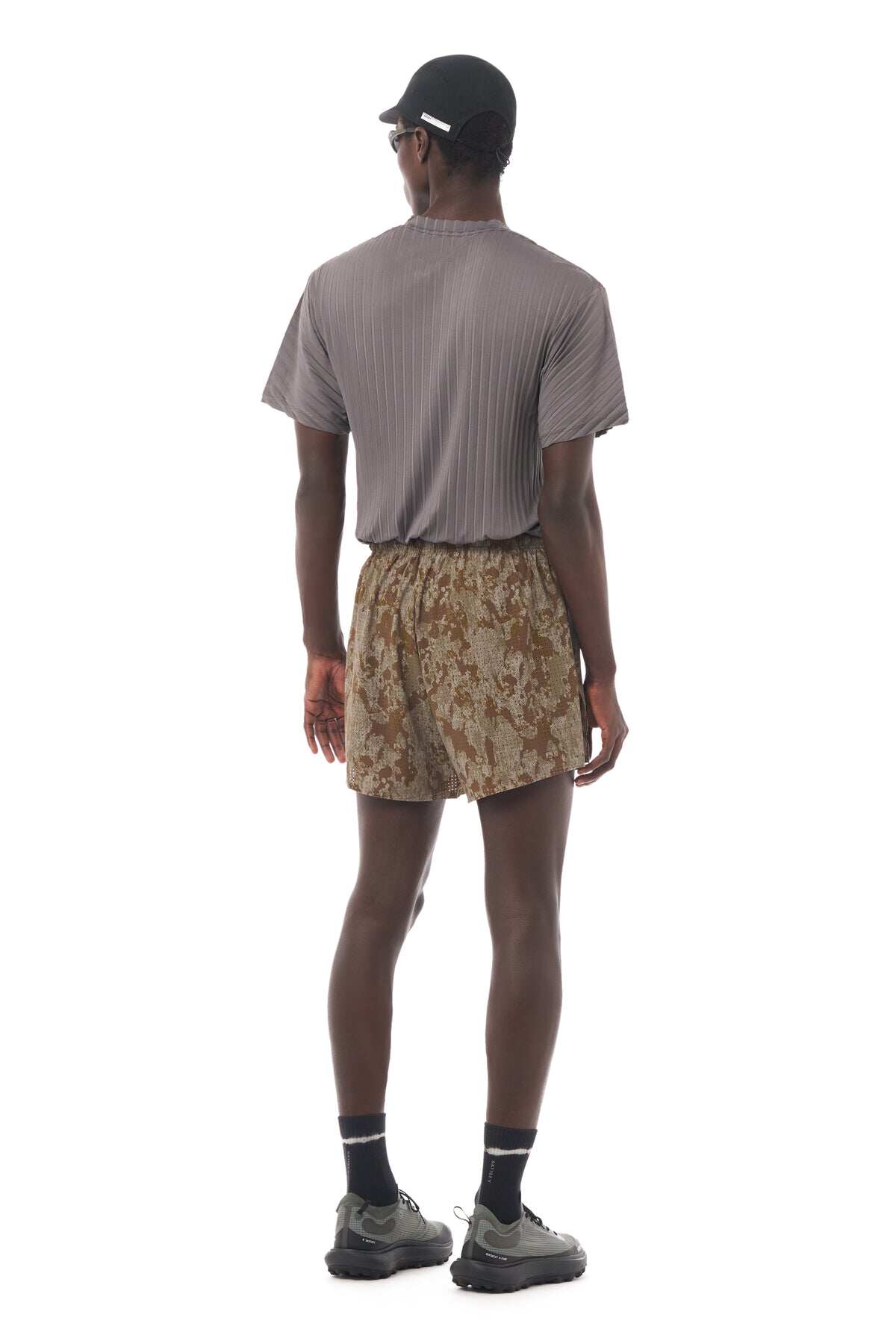 Camouflage Mesh Men Shorts Quick Dry Breathable Summer Outdoor Casual Short Sports Pants 5inch/2.5inch