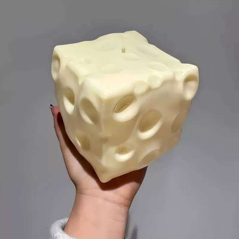 *-*Jumbo Cube Stress Big Cheese Shapeable Squeeze Ball Non-Bounce Fidget Toy ASMR Sensory Anti-Stress Festival Gift J260520 - view 6