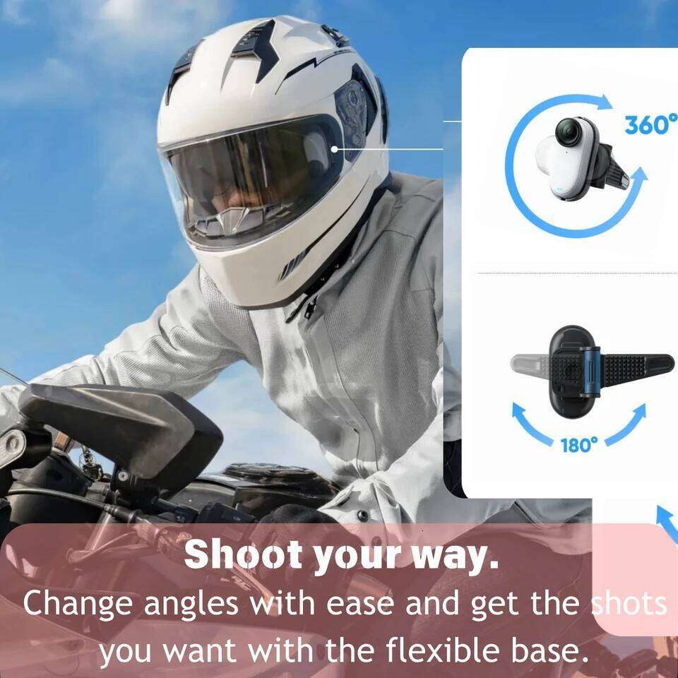 Insta360 3S In-Helmet POV Mount Clip Holder For Insta 360 GO 3 GO3S Motorcycle Helmet Accessories 26L0520