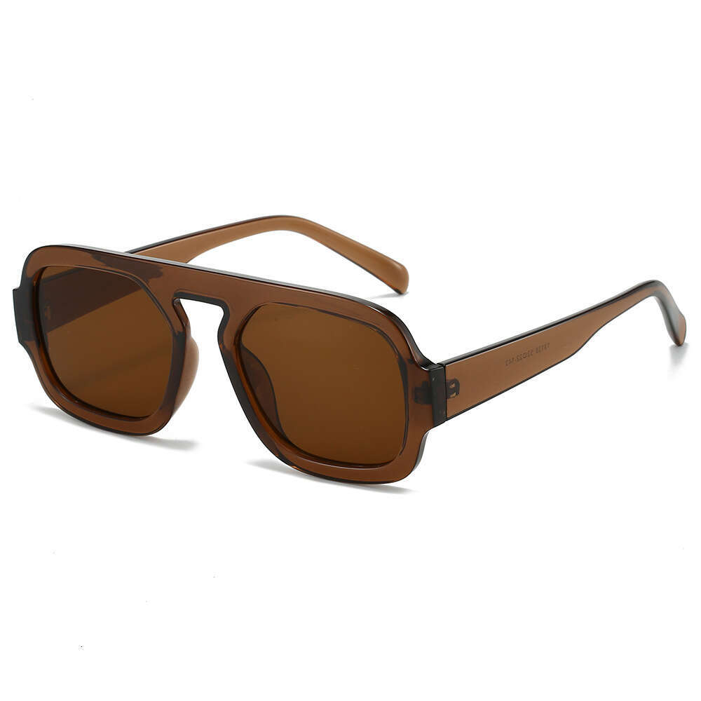New Pilot Personality Simple Rhythm Versatile PC Fashion Sunglasses For Men And Women Chunjinqiuli