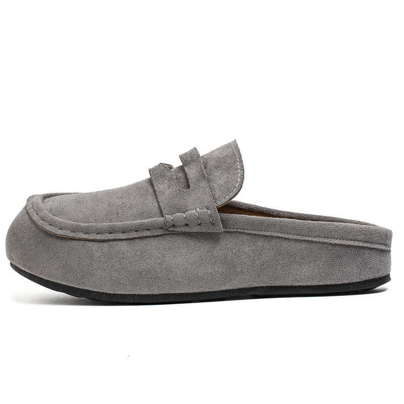 New Autumn New Couple Shoes: Outdoor Boken Closed-Toe Slippers for Men, Slip-On, Comfortable, Breathable, Fashionable Half-Slippers - view 6
