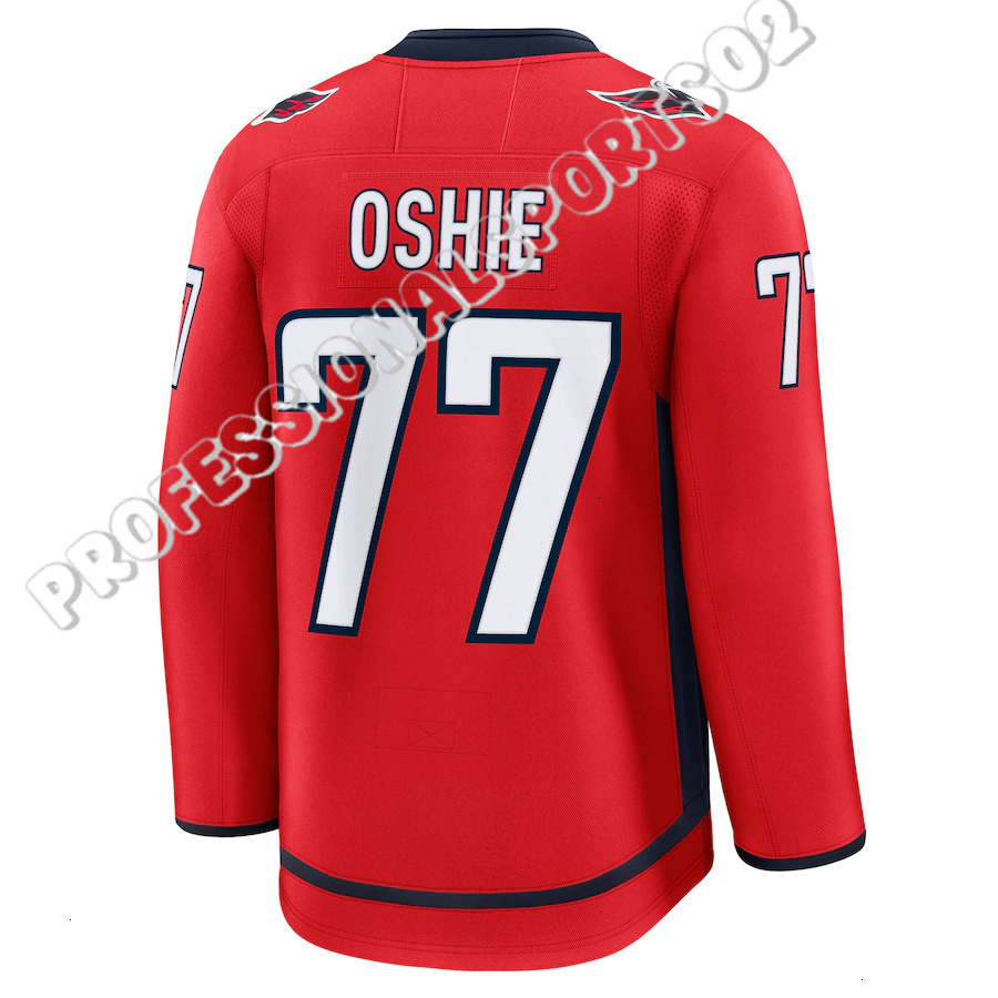 8 Ovechkin C Washingtoncity Capitals Hockey Jerseys 17 Strome 77 Oshie A Tom Wilson Nicklas Backstrom Charlie Lindgren Hockey Jerseys