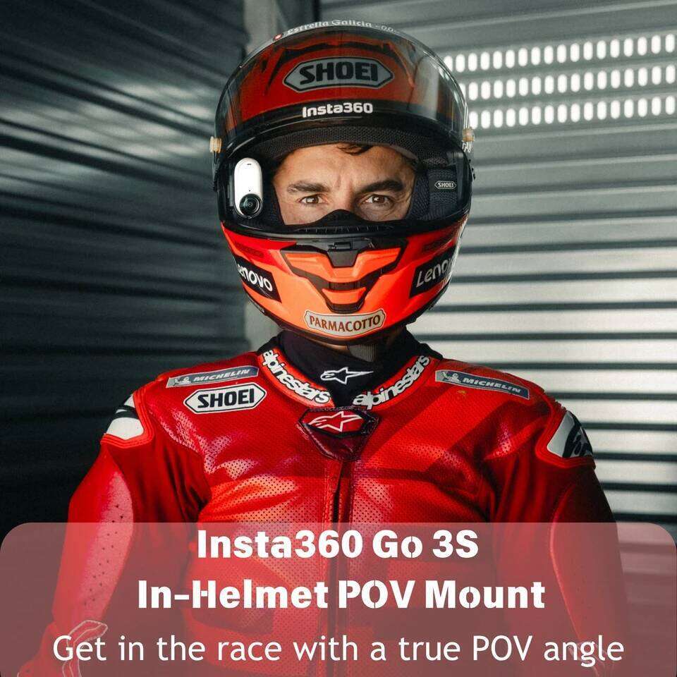Insta360 3S In-Helmet POV Mount Clip Holder For Insta 360 GO 3 GO3S Motorcycle Helmet Accessories 26L0520