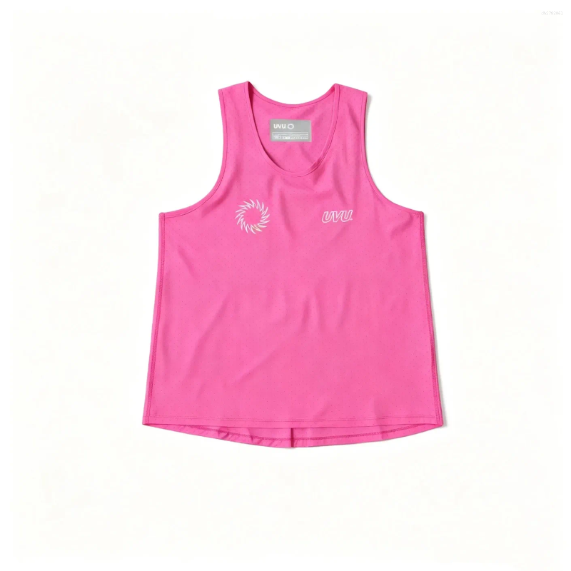 UVU Running Vest Tank Top Gym Clothes Men Printing Sports Fitness Racing Breathable Quick-drying Crew Neck Sleeveless Shirt Basketball Jersey - view 5
