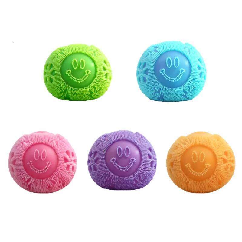 2026 New Nee Doh Fuzz Ball Squeeze Soft Fluffy Flower Power Portable Stress Relief Relieves Anxiety Fidget Squishy Toy J260520
