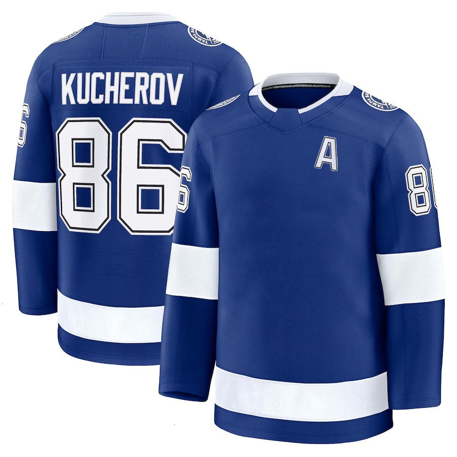 86 Nikita Kucherov tampa bay hockey jersey lightning jersey 88 Andrei Vasilevskiy Jake Guentzel Brandon Hagel Stamkos Brayden Point Victor Hedman Gour