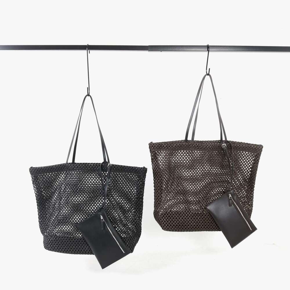 Vacation Style Handmade PP Straw Tote Bag Combined With Premium Top Layer Cowhide Fashion Single Shoulder Large Capacity Beach Travel Handbag SENYY