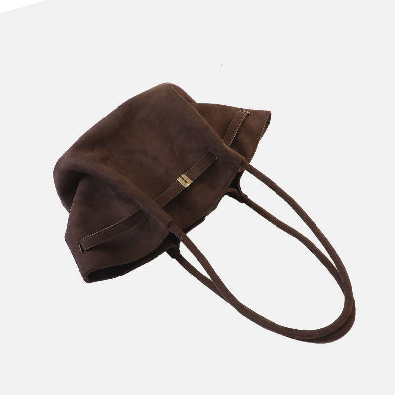 Fall/Winter New Versatile Faux Suede Handbag, Vintage Green Underarm Bag, Large Capacity Commuting Bag - view 5