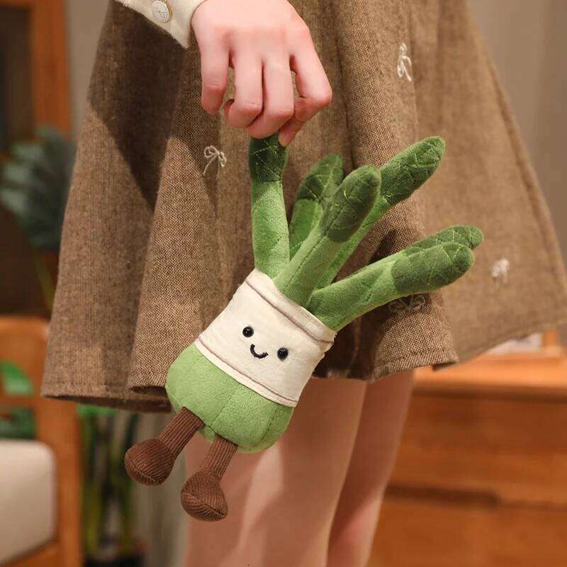 Adorable Vegetable Plush Set Cute Toy Doll Carrot Corn Asparagus Stuffed Fluffy Critter Collection 26L0520