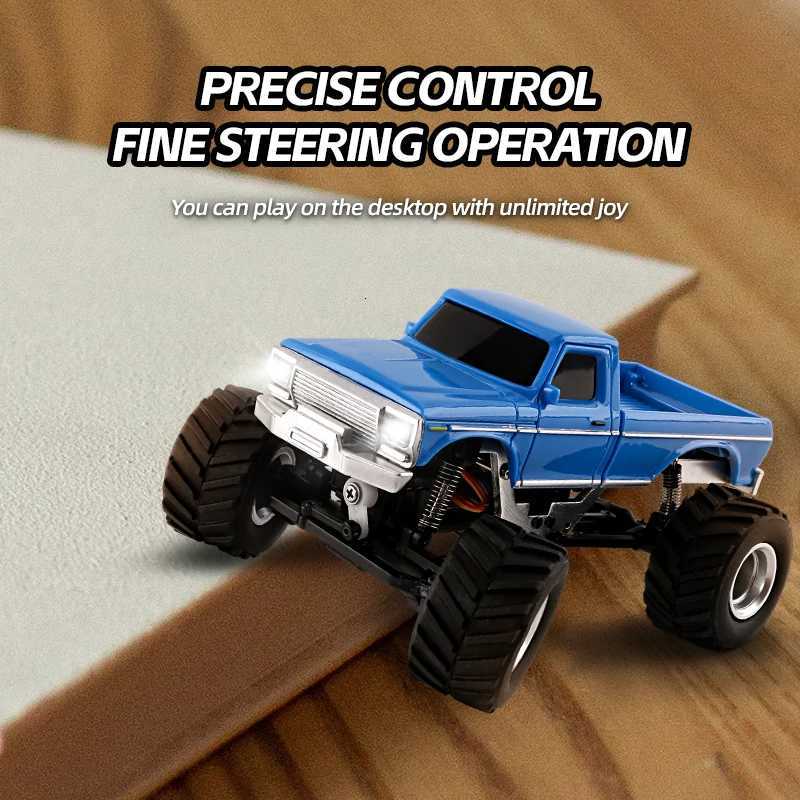 1/36 RC Crawler Car 4WD Mini Radio Control Off-road Vehicles Light System RC Car Remote Control RTR Hobby Model GiftZHR260520