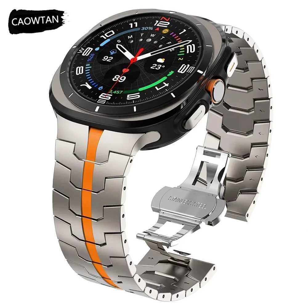 Cinturino In Titanio Per Samsung Galaxy Watch Ultra 47Mm Bracciale Da Uomo Cint…