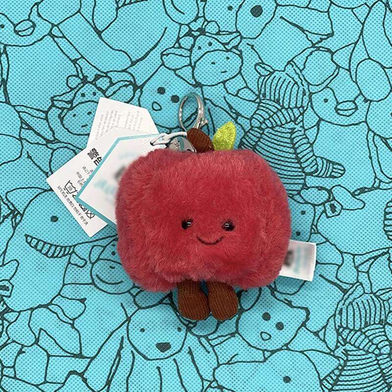 Mantis Shrimp Macarons, Diving Egg Charm, Grape Cluster Plush Toy, Watermelon, Beetle, Carrot Bag Charm 26L0520