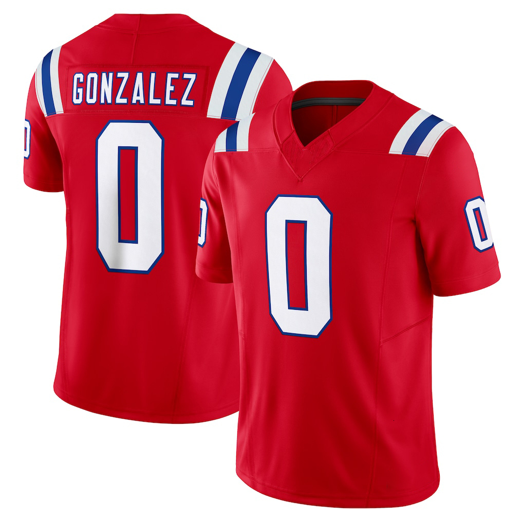 New EnglandS Patriotses Jersey PatriotsJersey Drake Maye Tom Brady Christian Gonzalez Stefon Diggs TreVeyon Henderson Stevenson Hunter Henry Football 