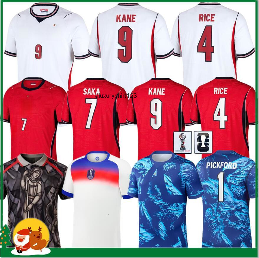 2026 ENGLAND World Cup 26 27 KANE Soccer Jerseys SAKA Player Version PALMER RICE england Football Shirts FODEN kids kit Women Men Goalkeeper training