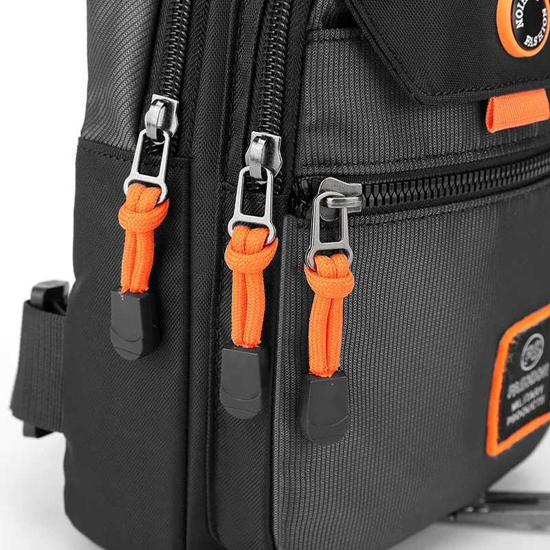 Men Chest Bags Outdoor Leisure Waterproof Shoulder Crossbody Bag Large Space Travel Chest Bag Men Practical Durable Sling Bag M260520