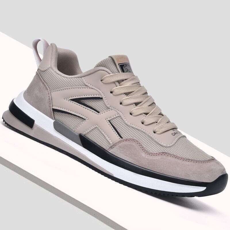 Summer Men's New Leather Comfortable Breathable Fashion Casual Sneakers Cross-border Shoes