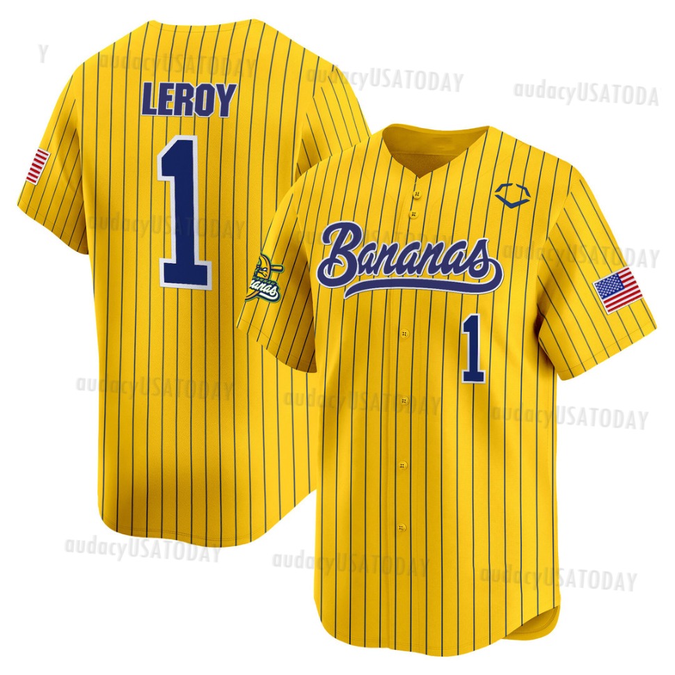 Custom 2024 Savannah Baseball Jersey Any Name Number Bananas Men Women Youth Baseball Jerseys55