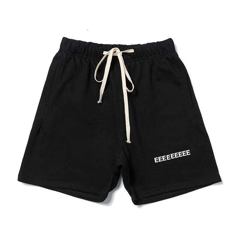 2020 Summer Sixth Collection Letter Print Men's Drawstring Shorts Fashion Cotton Fleece Pants 26W0520