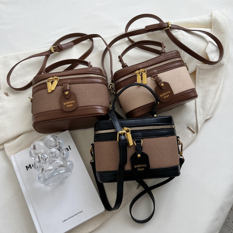 Beibaobao One Shoulder Fashion Handbag Retro Bag Autumn/Winter Cross Body Bag Trendy Womens Bag Bolso de mujer 240712