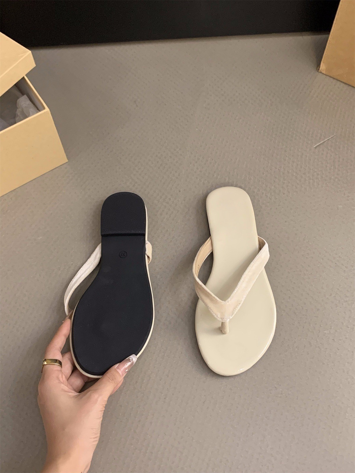Summer Beach Flip Flop Womens Casual Clip Toe Flats Slippers Fashion Slides Comfort Outdoor Dress Shoes 250516