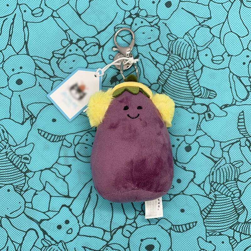 Mantis Shrimp Macarons, Diving Egg Charm, Grape Cluster Plush Toy, Watermelon, Beetle, Carrot Bag Charm 26L0520