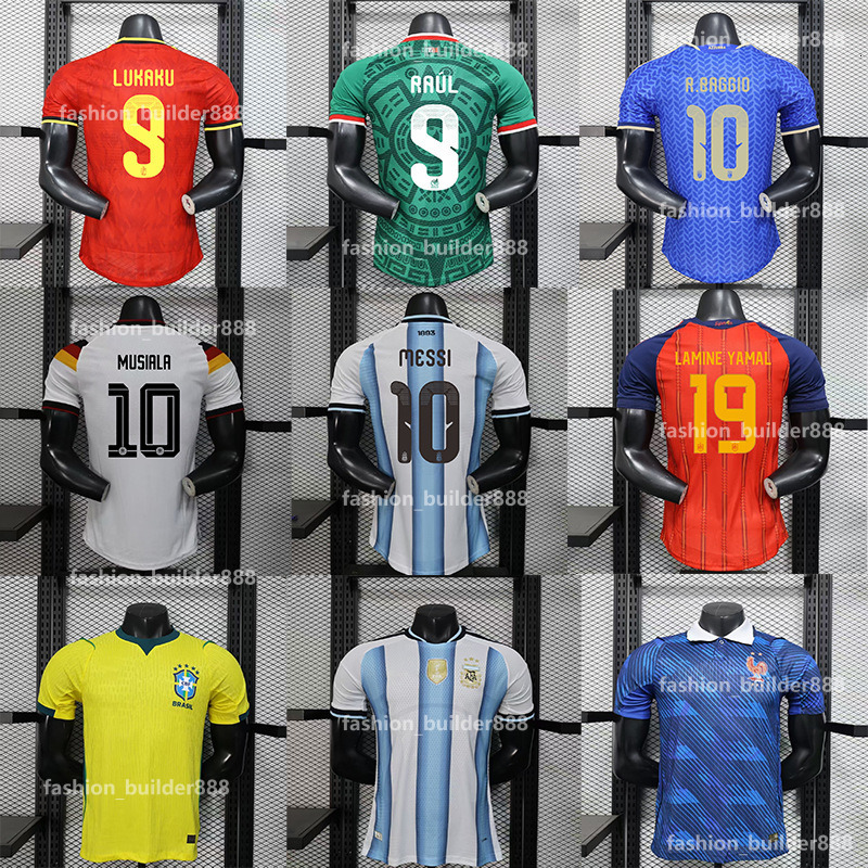 Argentina Jersey 2026 World Cup Jersey Messi Fernandez Player Edition National Team Sports T shirt Jerseys Flag Football Stars Full Squad Home Man Wom