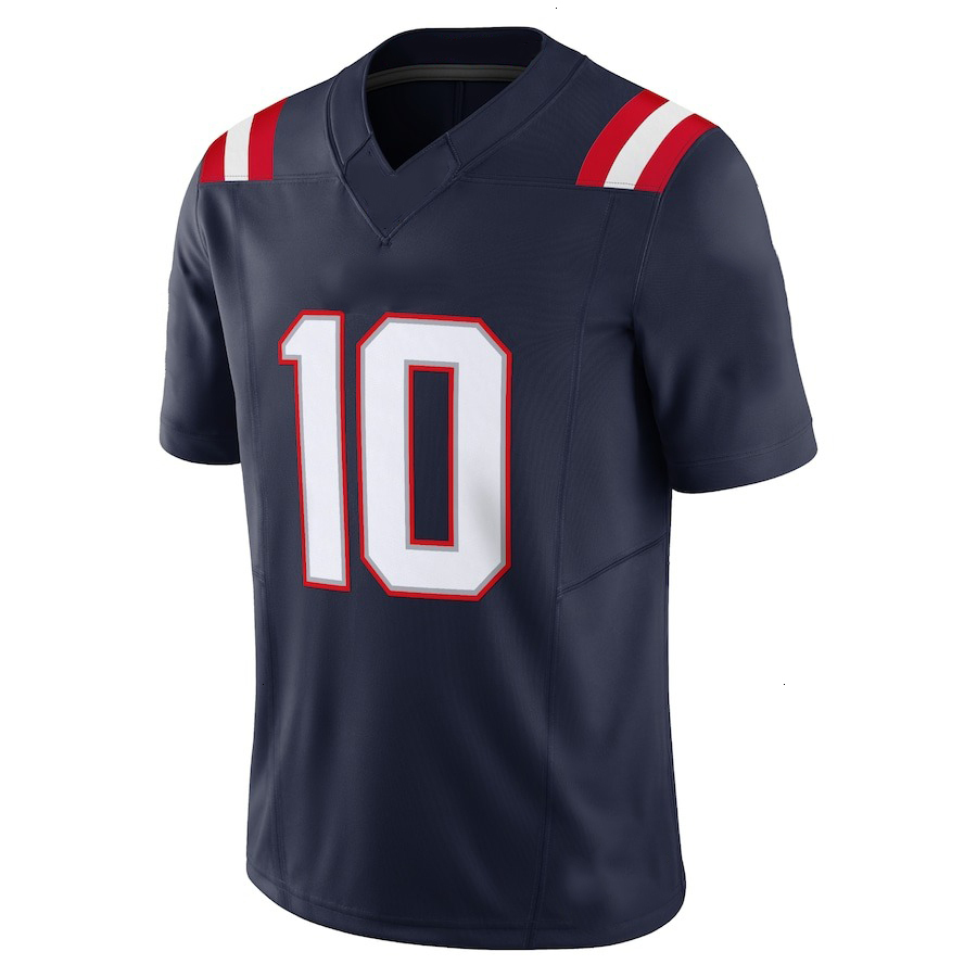 New Englands city PatriotsJersey USA 250 Patch Patriotes Jersey 10 Drake Maye 8 Diggs 0 Gonzalez 12 Brady 6 Baker Football Jerseys