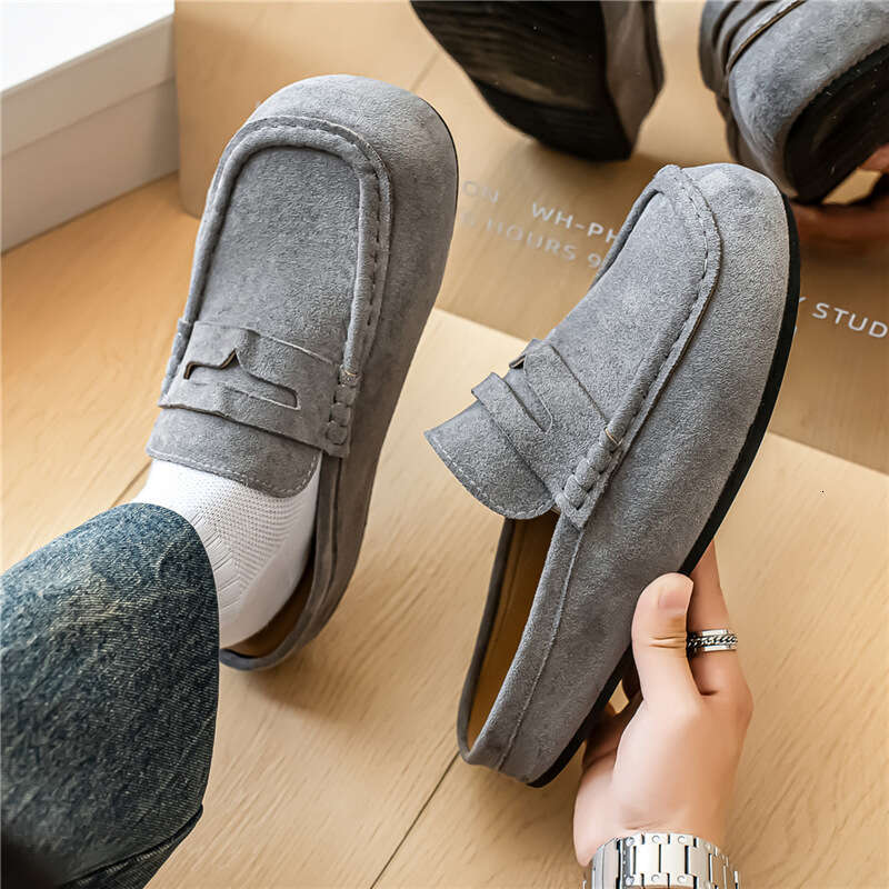 New Autumn New Couple Shoes: Outdoor Boken Closed-Toe Slippers for Men, Slip-On, Comfortable, Breathable, Fashionable Half-Slippers - view 4
