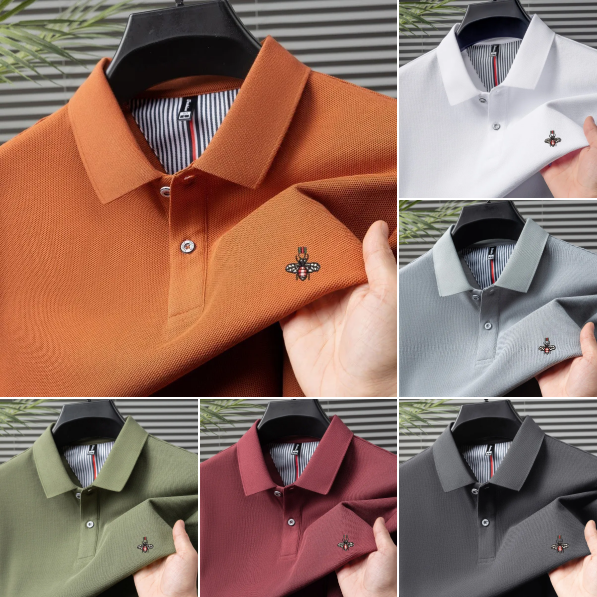 Men's Polos Pure Cotton Summer Short sleeved Comfortable Breathable Polo Shirt High-end Embroidered T-shirt Top Size M-4XL