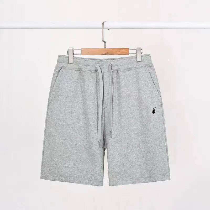 Summer RL men's shorts, 3/3 sanitary solid color sports pants, casual vacation, loose fit J260520