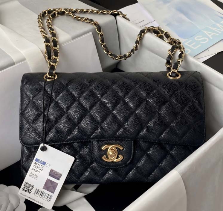 designer Caviar Classic Designer bags Shoulder Bag Sheepskin Women's Crossbody Bags Diamond Pattern Metal Chain Doube C Letters Flap Closure Handbag 001.
